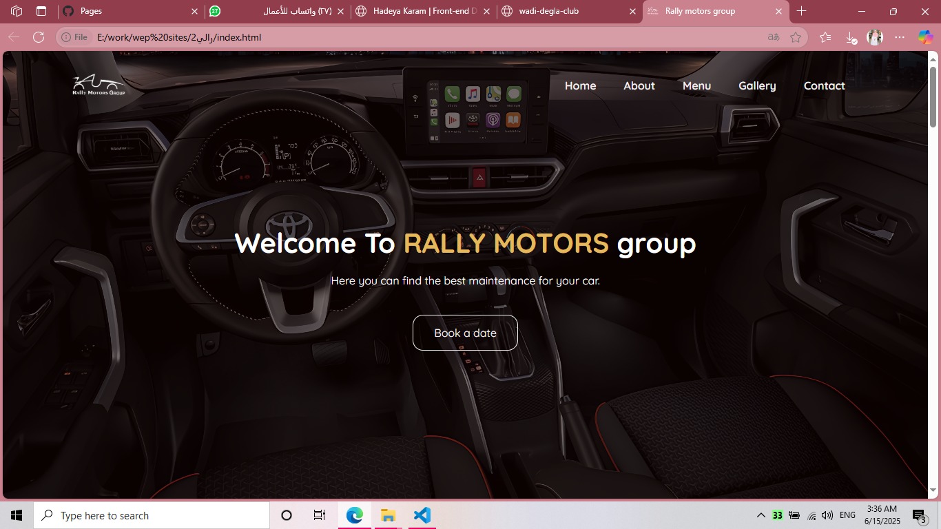 Car Maintenance Center Website
